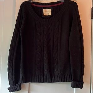 Natural Reflections Black Sweater